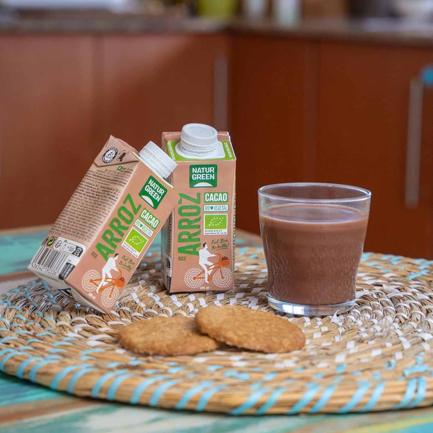 Bebida de Arroz Cacao Bio NaturGreen 200 ml