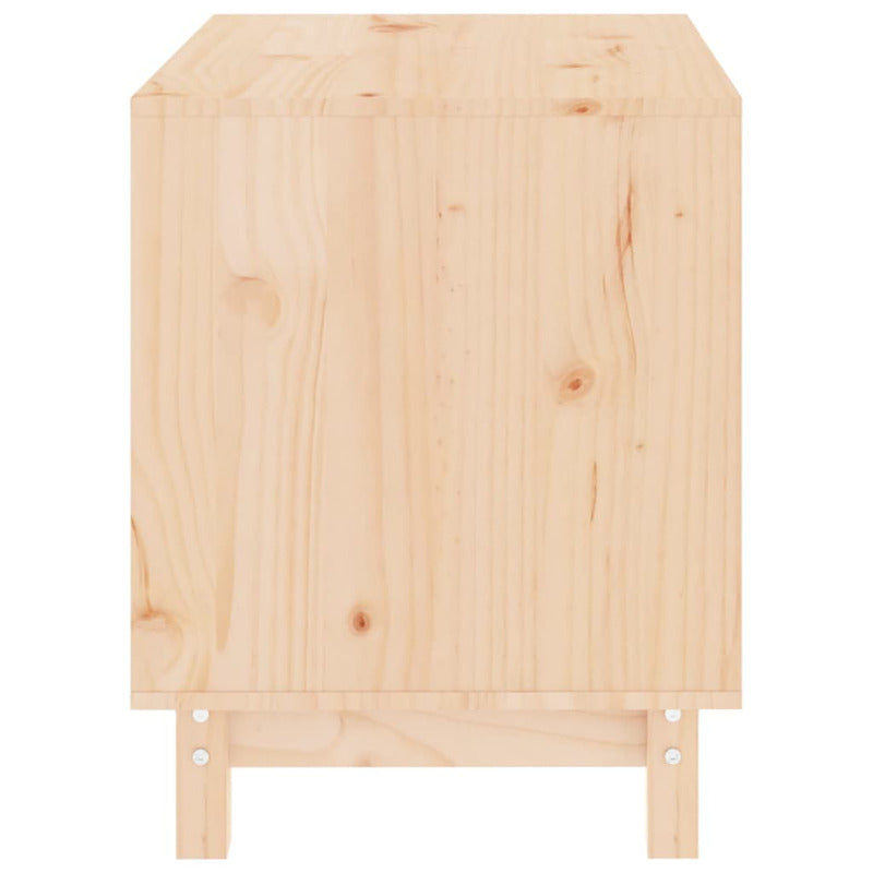 Vidaxl Caseta Para Perros Madera Maciza De Pino 60x45x57 Cm_5