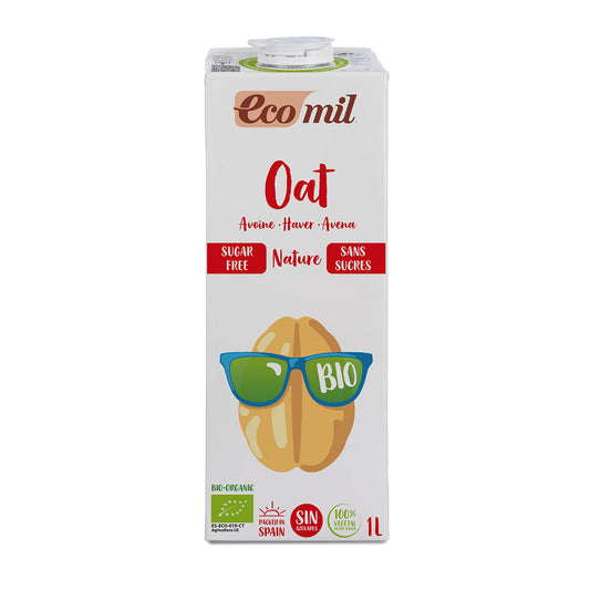 Bebida Vegetal de Avena Sin Azúcar Bio ECOMIL 1 L