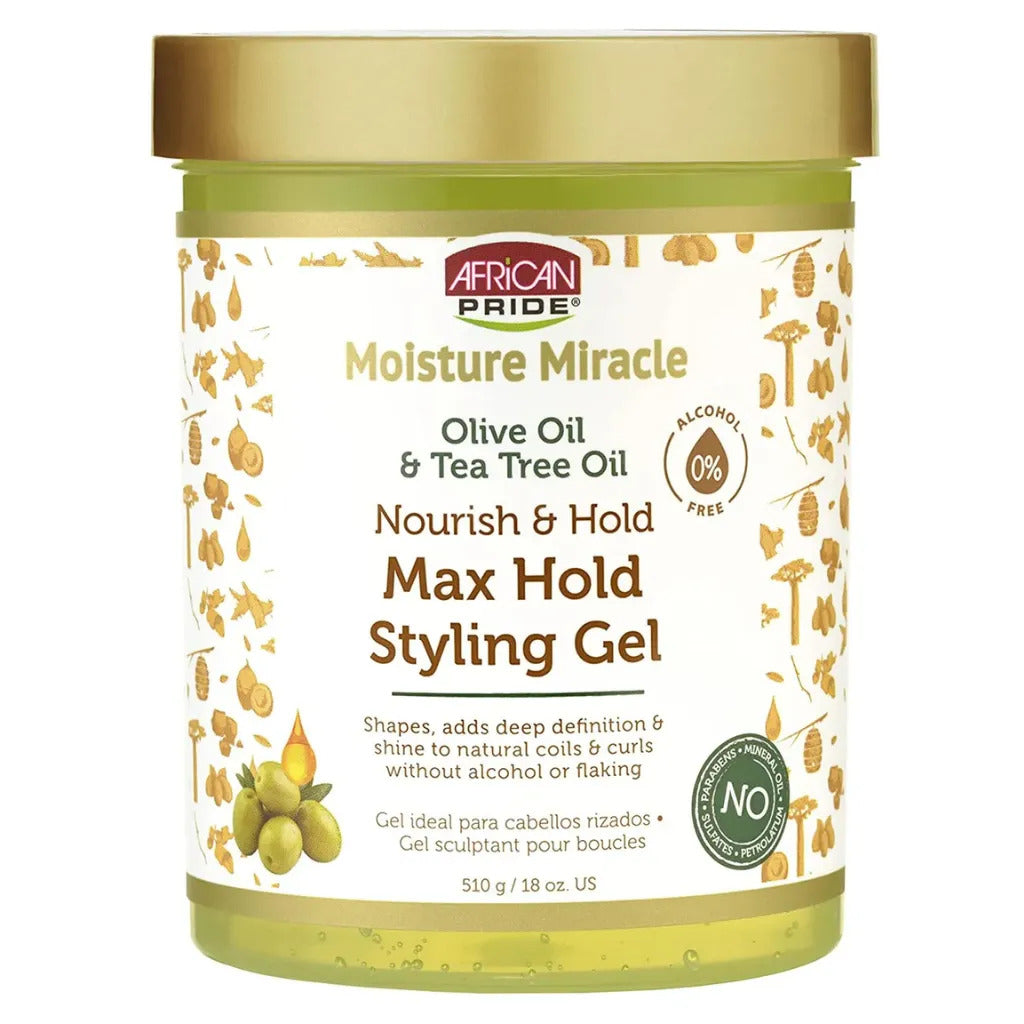 African Pride Moisture Miracle Olive And Tea Tree Gel 510g_0