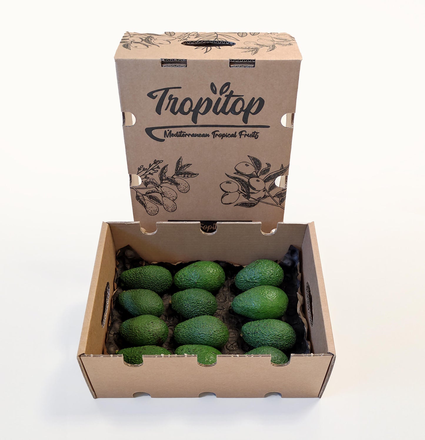 Aguacates Hass caja de 3kg - Producción local y sostenible en Castellón. Directos del agricultor a tu casa_0