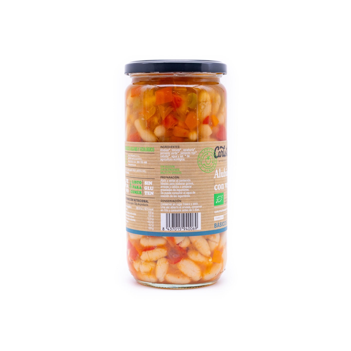 Alubias Con Verduras Bio 720g Carlota Organic_1
