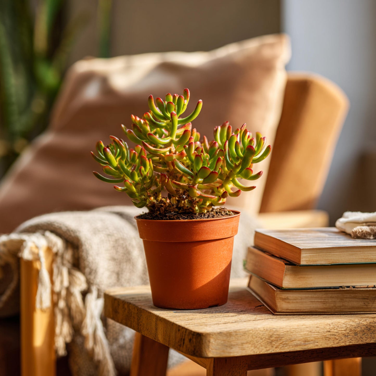 Árbol De Jade - Crassula Ovata 'hobbit' - Altura 10-20cm - ⌀12cm_4