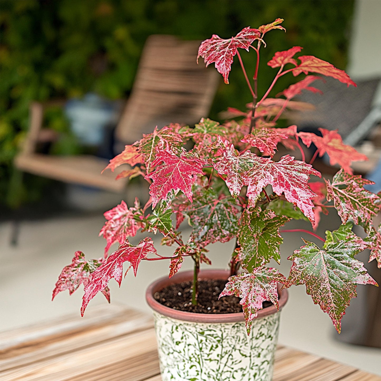 Arce Japonés - 2 Pzs - Acer Conspicuum 'red Flamingo' - Altura 50-60cm - ⌀19cm_4