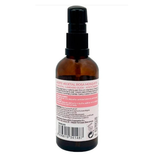 Aceite Vegetal 50 Rosa Mosqueta Bio Naturabio, NATURABIO, 50 ml