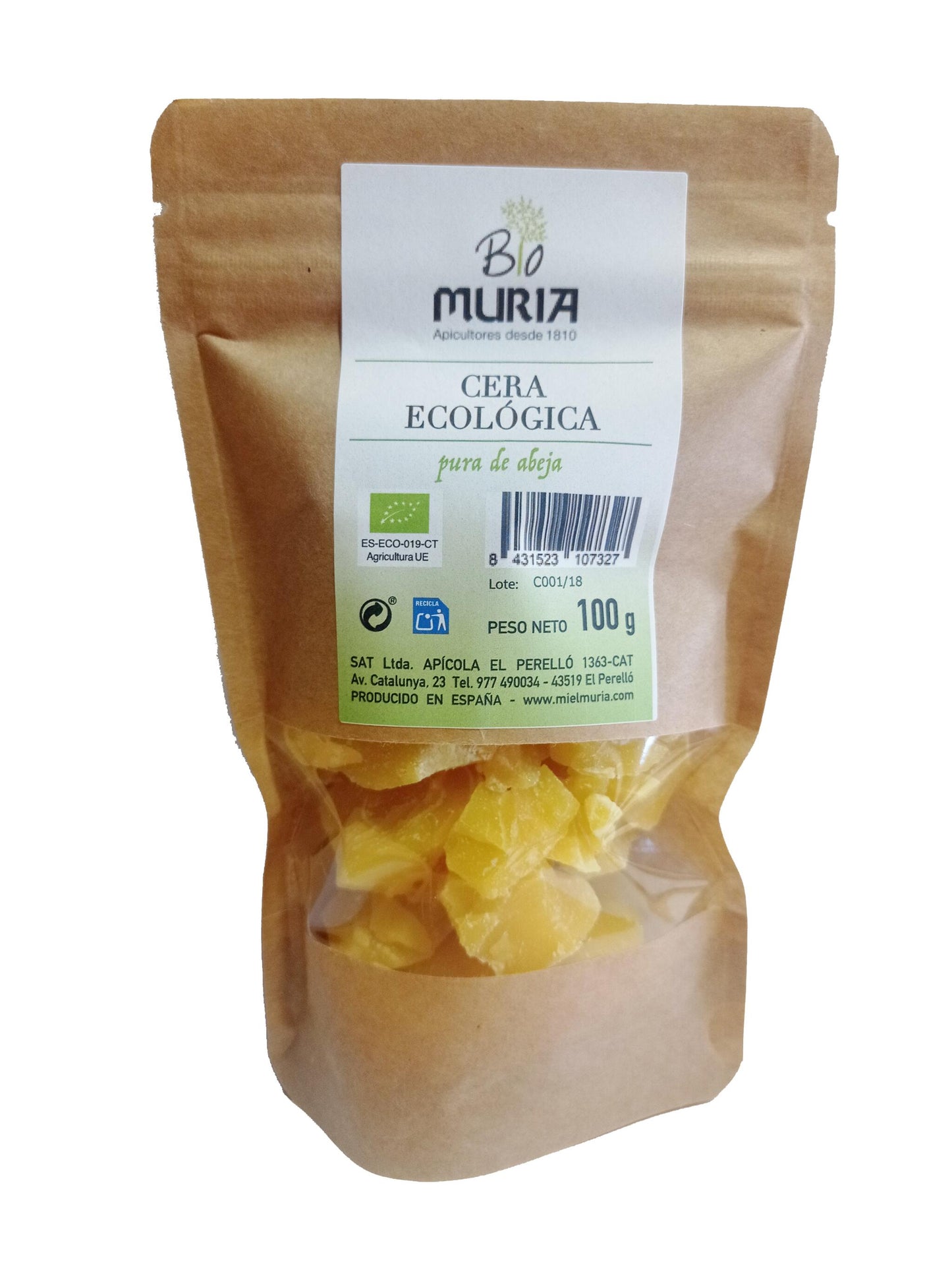 Cera Pura De Abeja Eco 100g_0