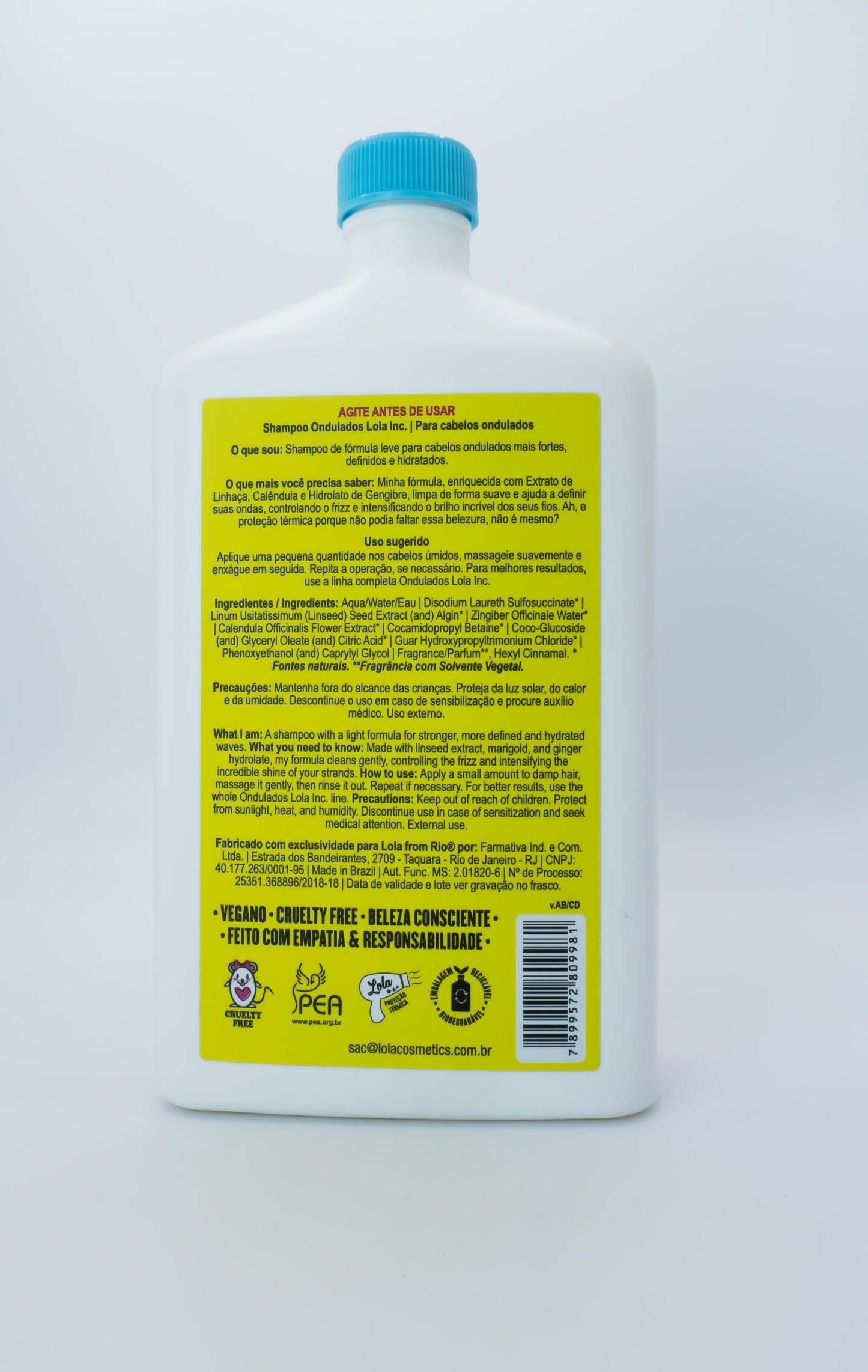 Champú Definición Ondulados Lola Inc. Lola Cosmetics 500ml_1