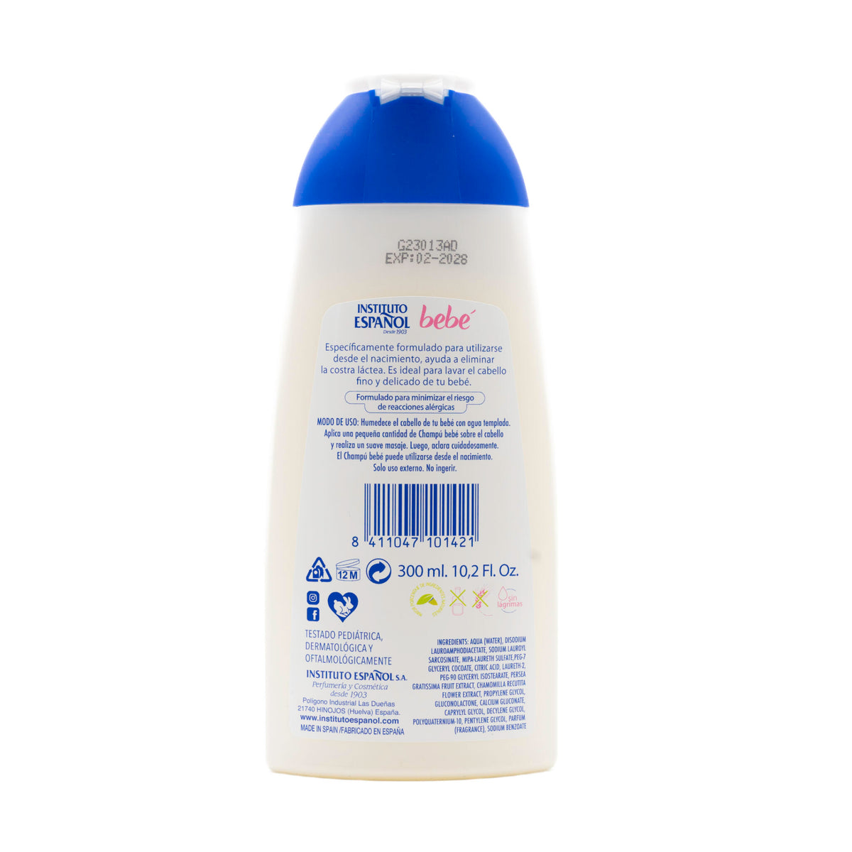 Champú Para Bebé Extra Suave Instituto Español 300ml_1