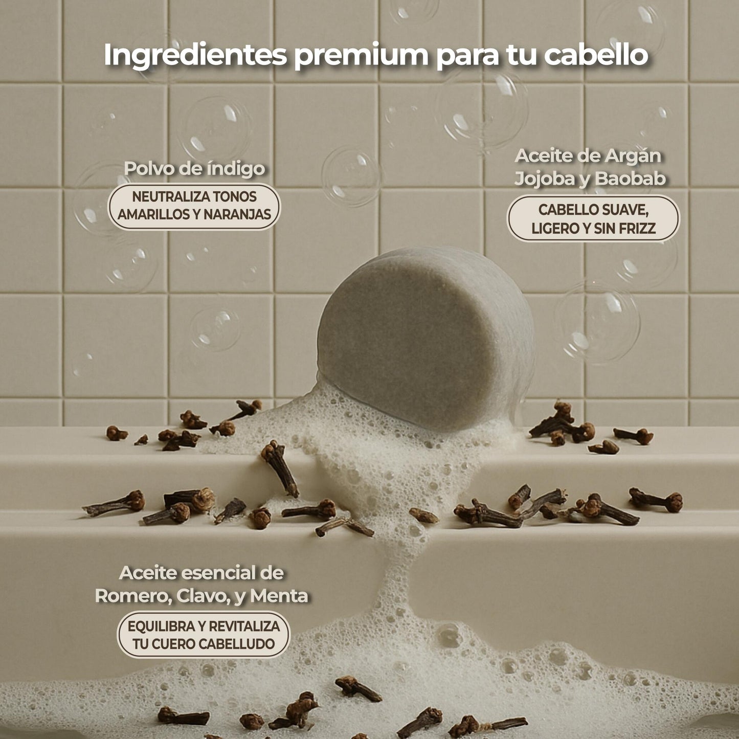 Champú Sólido Índigo Matizador – Antiamarillo Para Canas Y Pelo Rubio_3