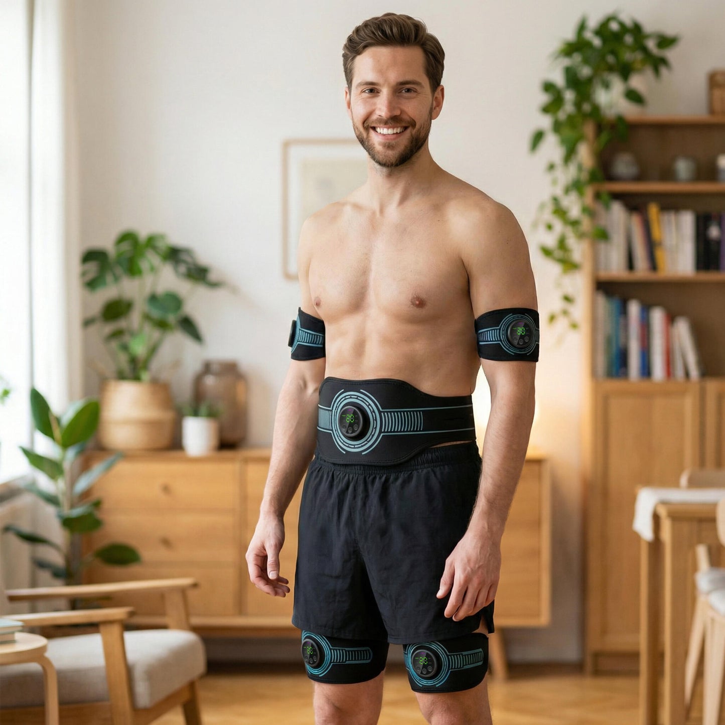Cofre Silueta – Soporte Dorsal, Electroestimulador Ems Cuerpo Completo Y Masajeador_5