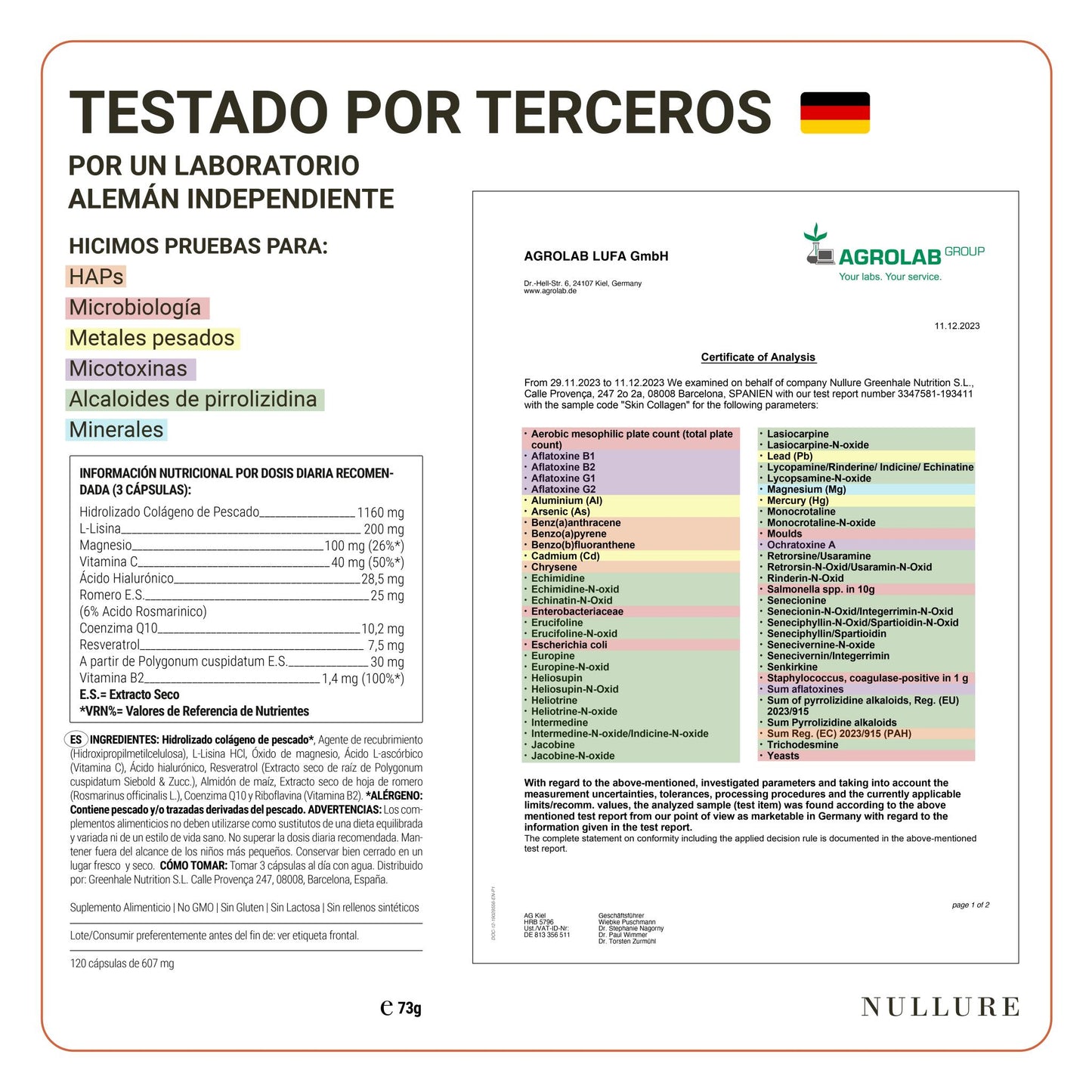 Colágeno Marino Con Ácido Hialurónico Y Magnesio – Hidratación, Antiarrugas Y Piel Firme (120 Cápsulas)_4