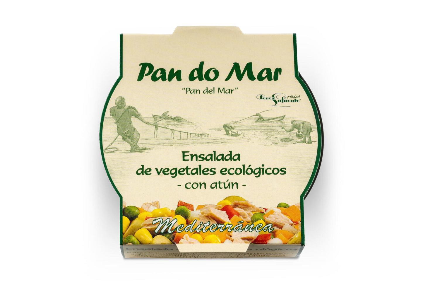 Ensalada De Vegetales Ecológicos Con Atún - 250gr_0