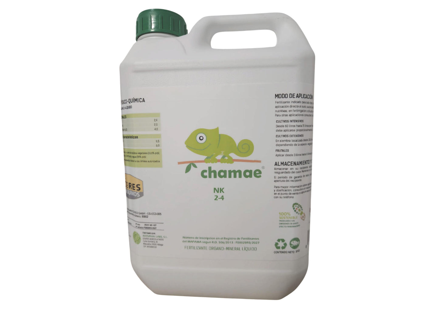 Fertilizante Chamae Uso Universal Ecológico 5 Litros. Uso doméstico_0