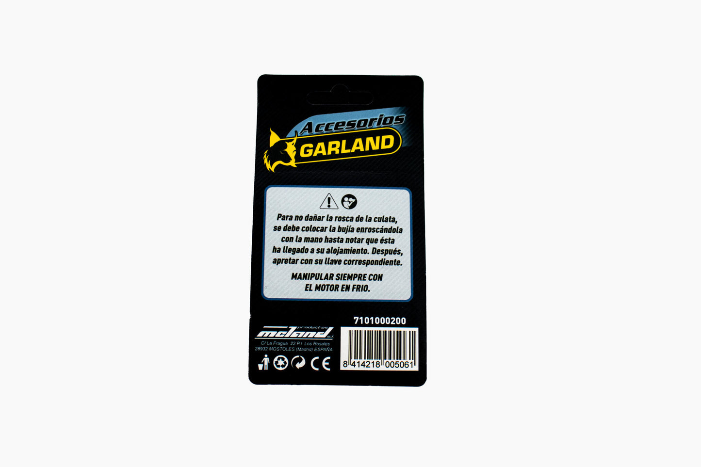 Garland - 7101000200 Pack 2 Unidades Bujías 4t, Cuello Corto, Grado Térmico 2, Rj19lm_2
