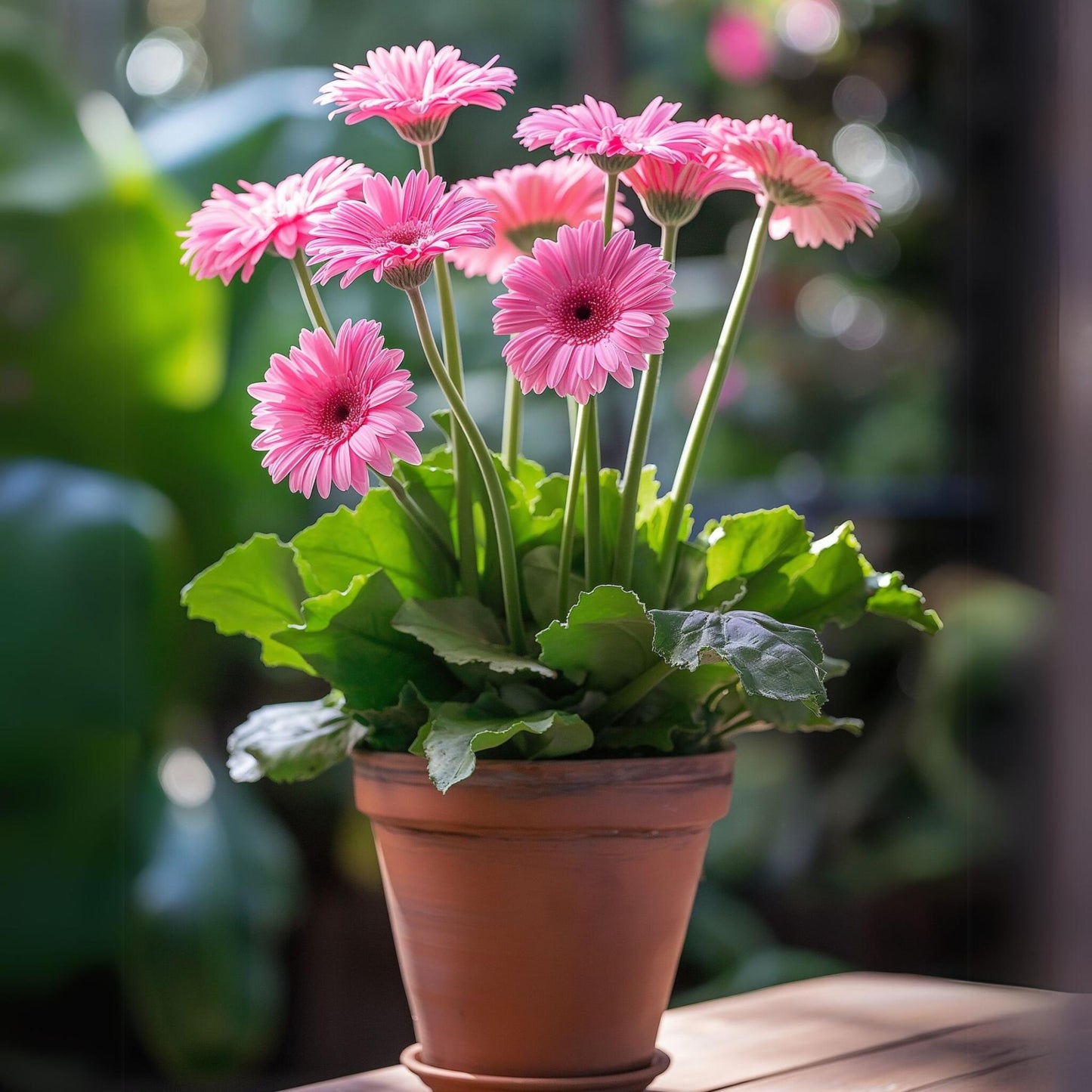 Gerbera Garvinea - Rosa - Altura 45-60cm - ⌀19cm_4