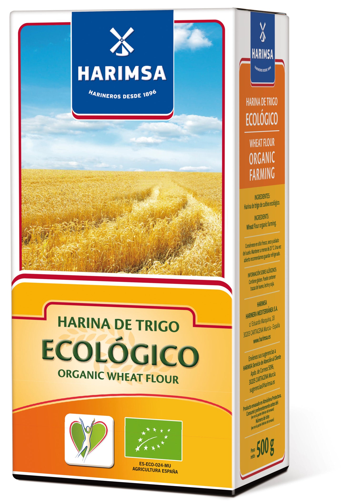 Harina De Trigo Ecológico 500 G Harimsa_0