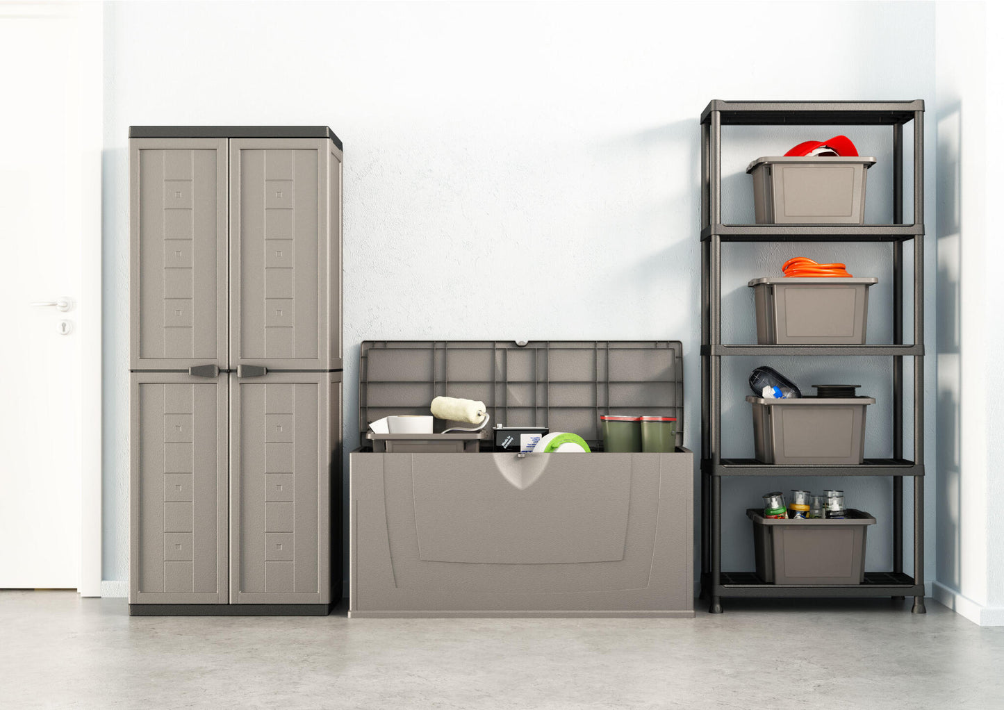 Keter Baúl Almacenaje Interior Karisma Gris 119x40x58 Wxdxh Cm_5