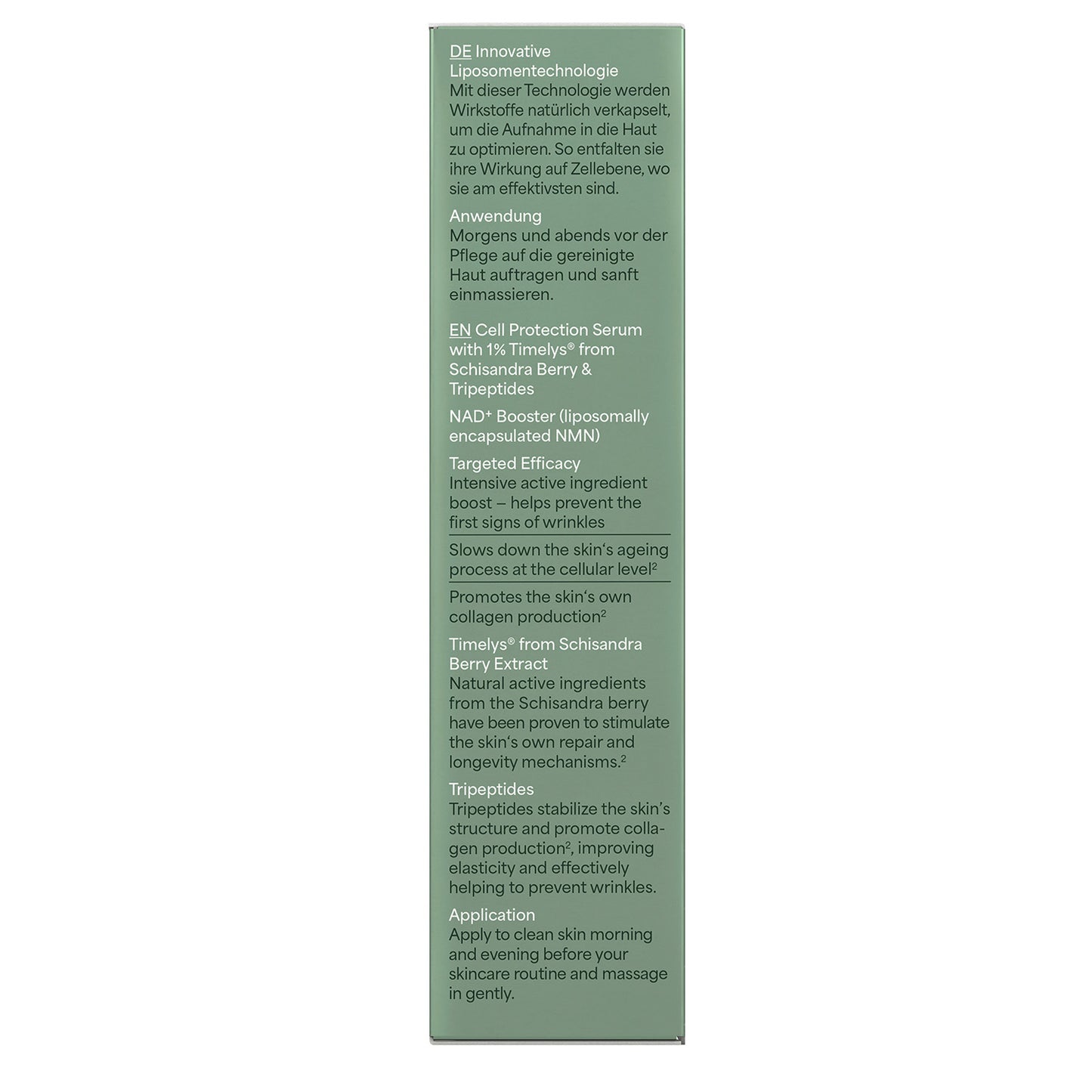 Sérum facial protector celular Skin Longevity Lavera 30 ml