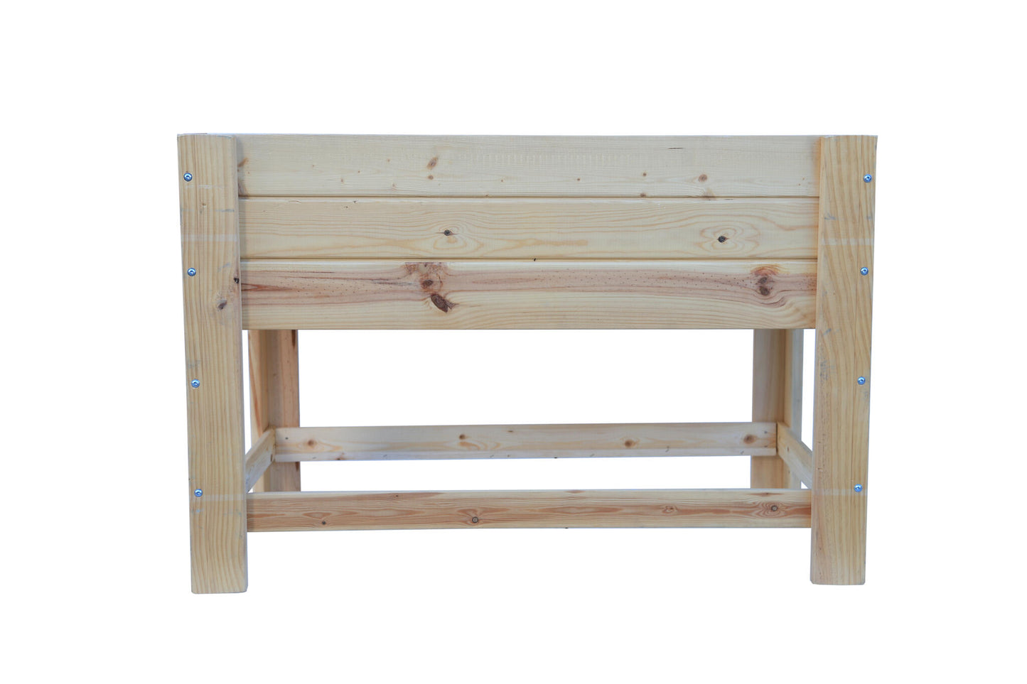 Mesa De Cultivo la Huertezuela De Madera Natural 119 X 65 X 80 Cm 180l + Bolsa Geotextil, Huerto Urbano Para Interior_2