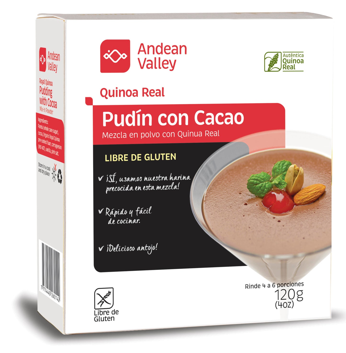 Mezcla En Polvo Para Pudín De Quinua Real Con Cacao_0