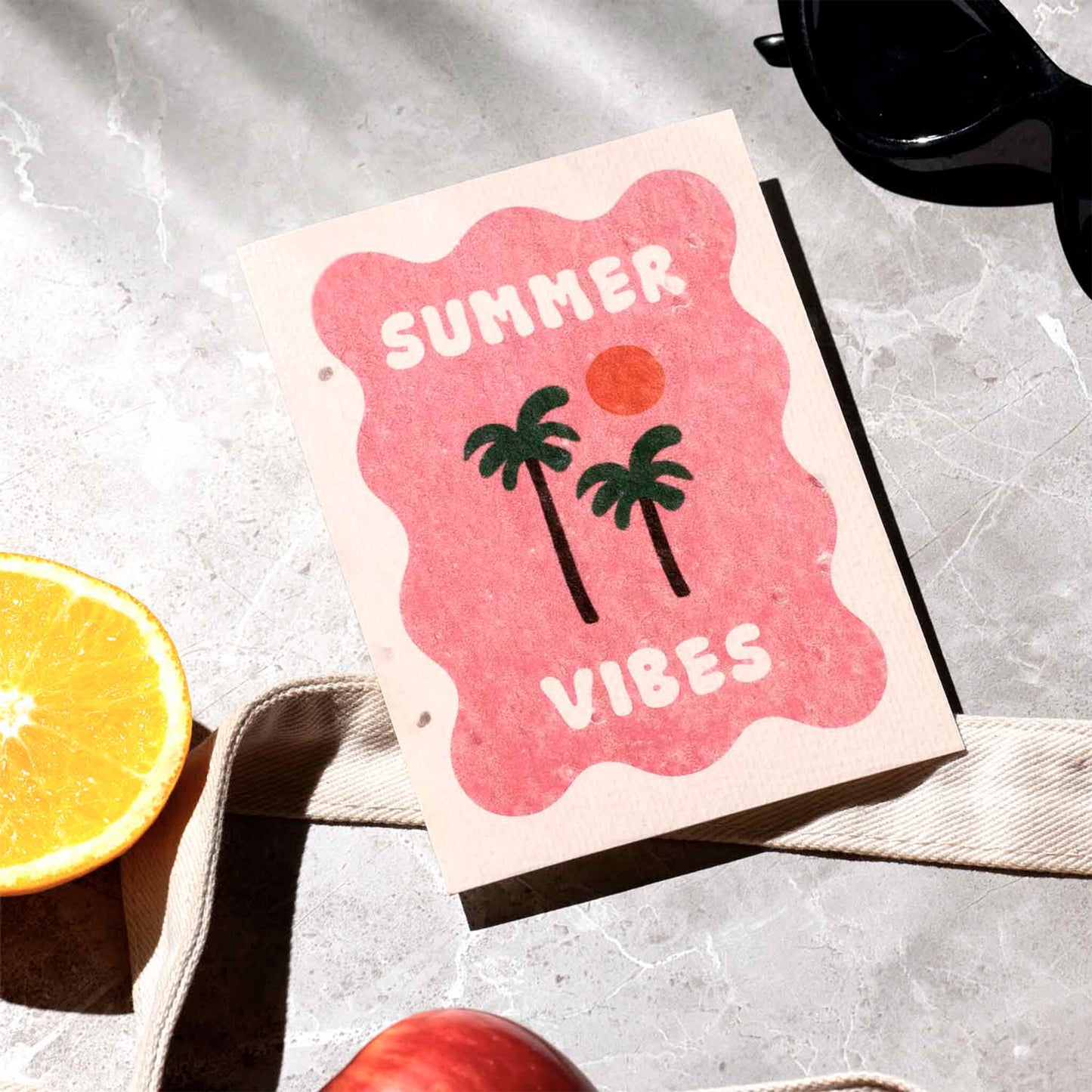 Pack 3 Postales Plantables Summer Vibes Semillas Naturales | Papel de Algodón Reciclado | Regalo Original - Resetea_5