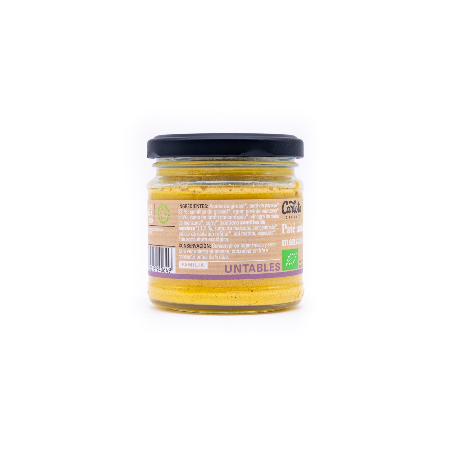 Paté Untable De Papaya, Manzana Y Curry 180g_1