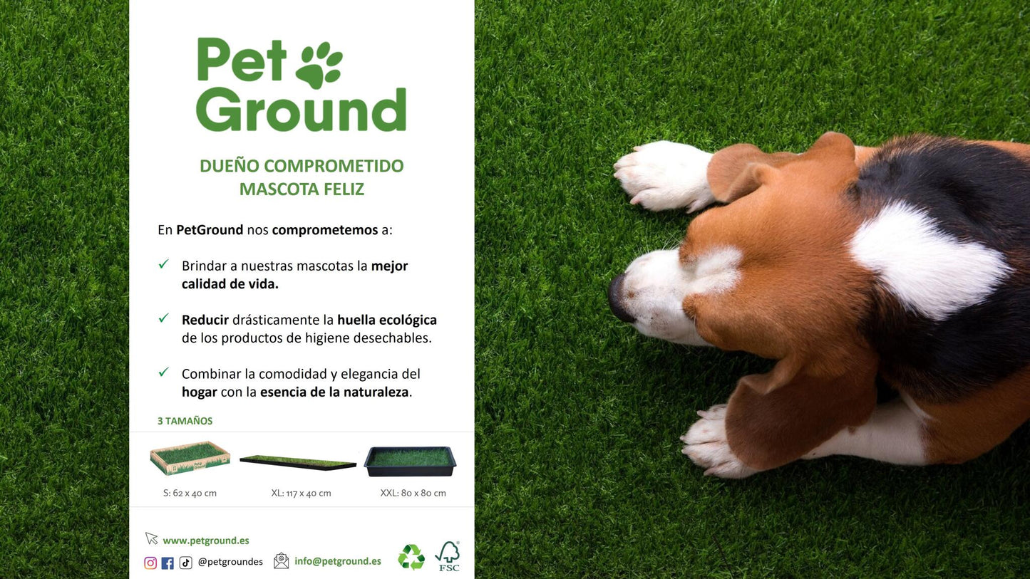 Petground, Parque Para Conejos, Casa De Césped Natural Xl: 117 X 40 Cm_5