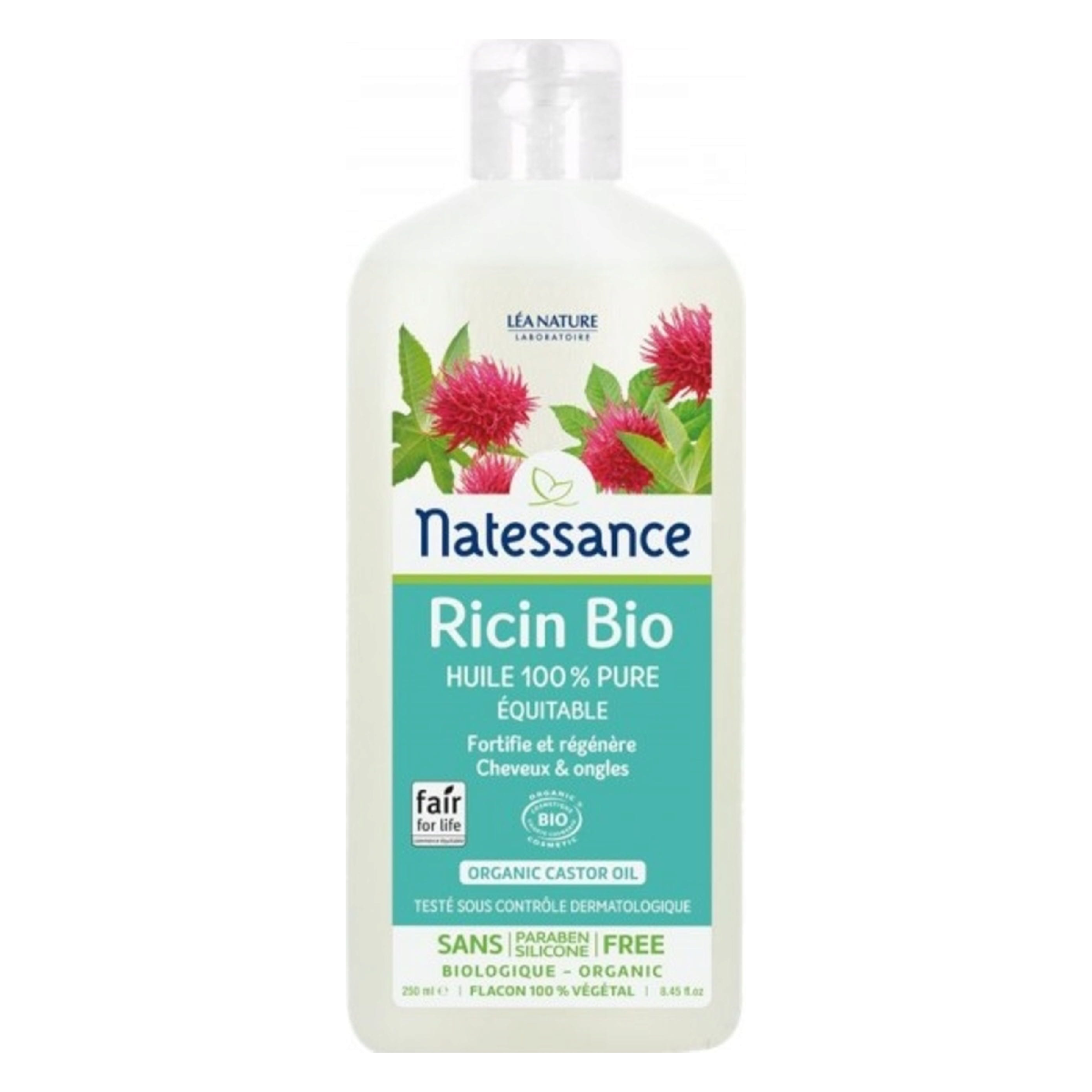 Champú Ricino Reparador Natessance 250 ml