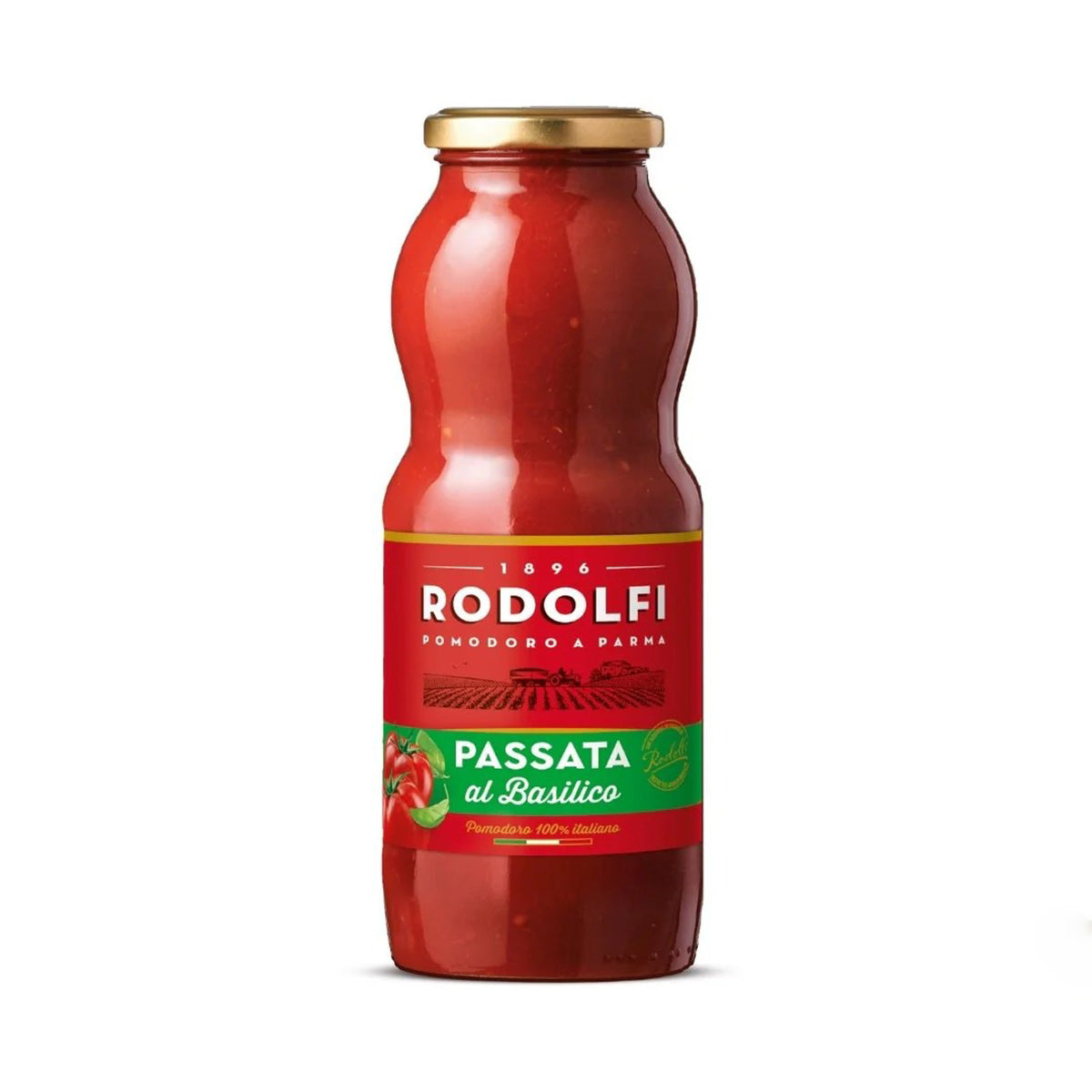 Puré de Tomate con Albahaca Rodolfi 690g