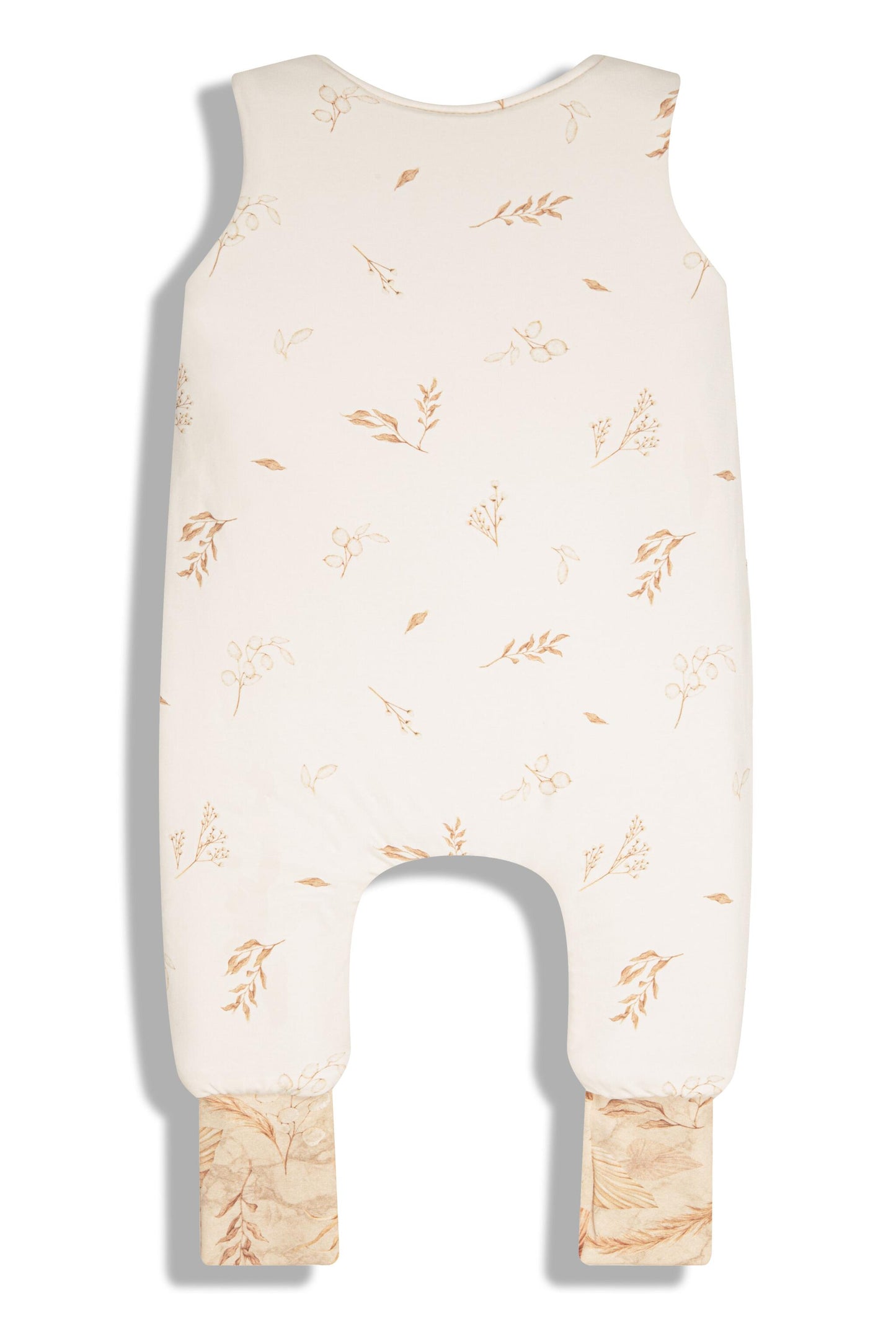 Saco De Dormir Con Pies Reversible T-xs Jersey Algodón Sand-botanic_4