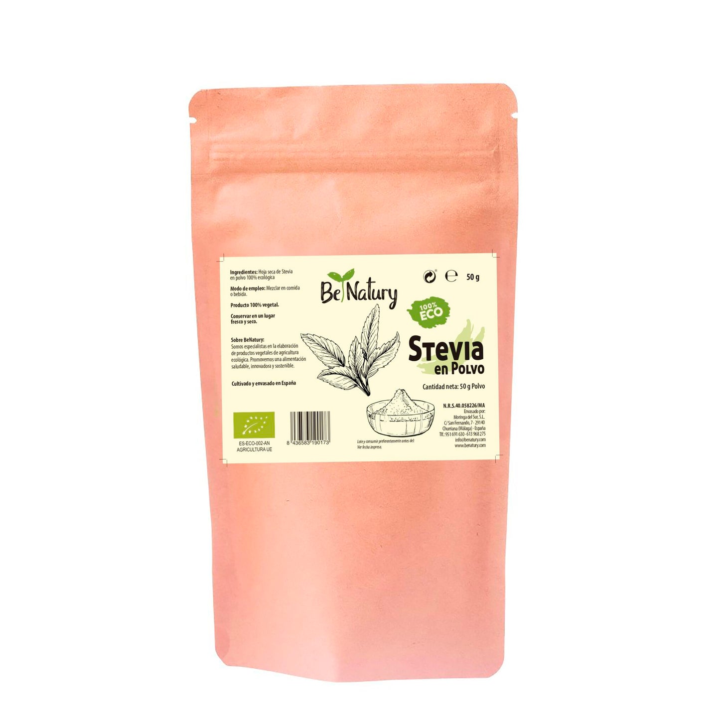 Stevia En Polvo 100% Natural 50 Grs – Edulcorante Sin Calorías_0