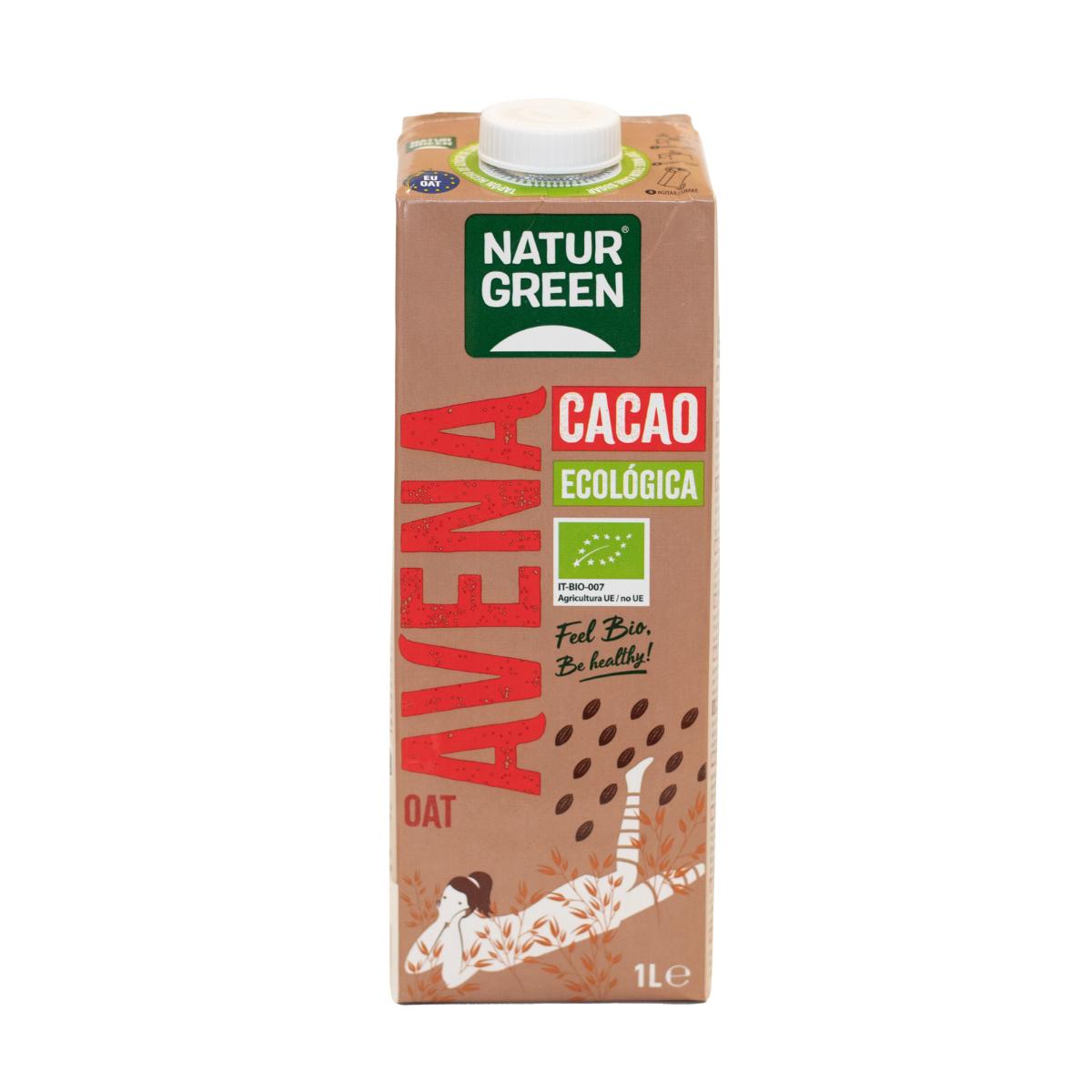 Pack 6 x Bebida de Avena Choco NaturGreen 1 L