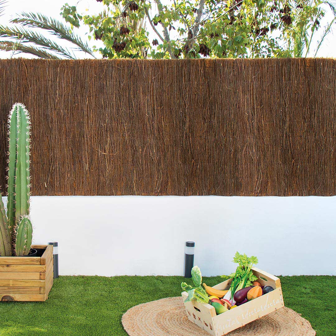 Cerramiento De Brezo Y Coco: Natural Y Resistente - 1x3 M - Multicolor_2