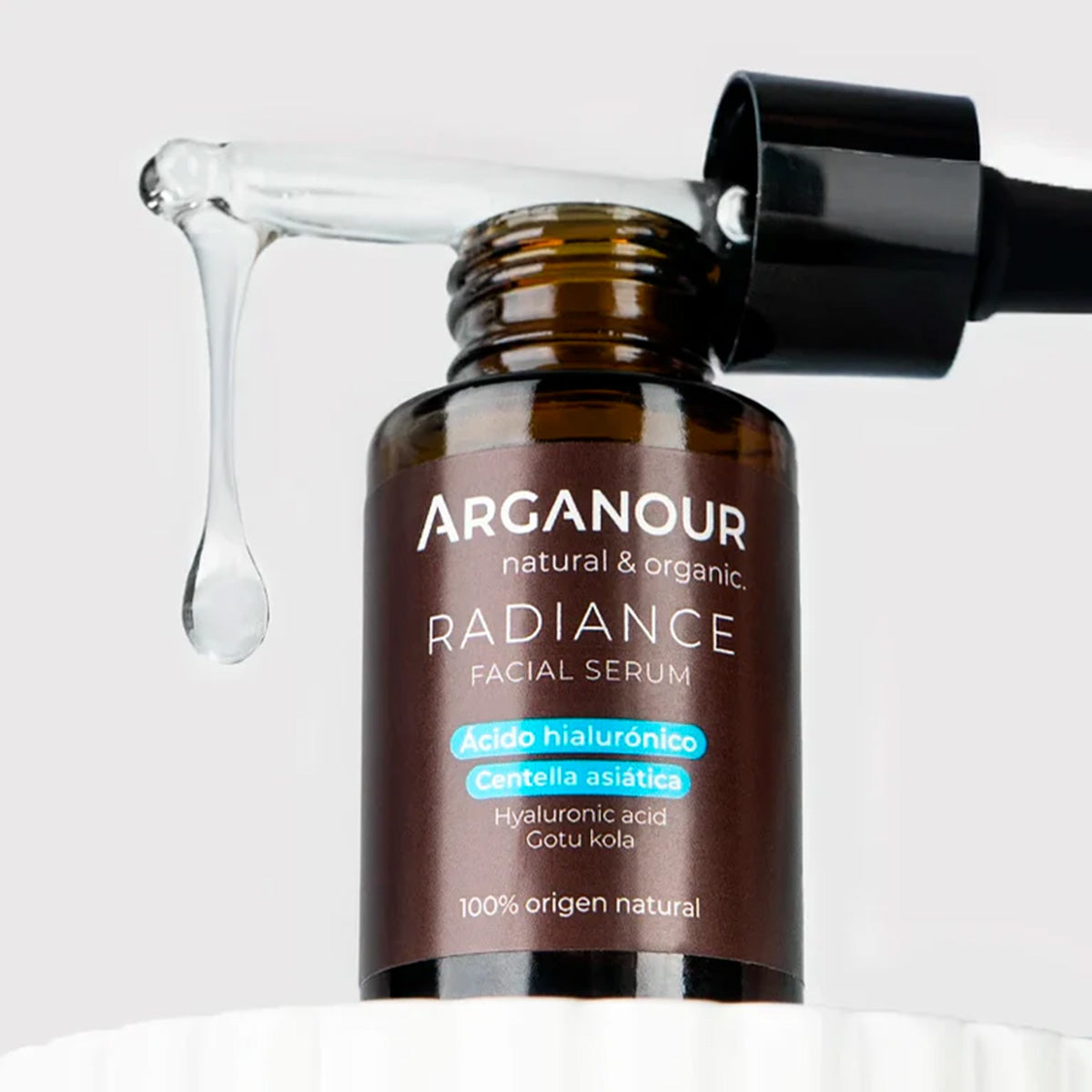 Serum facial Radiance Ácido hialuronico y centella asiática Arganour 30ml