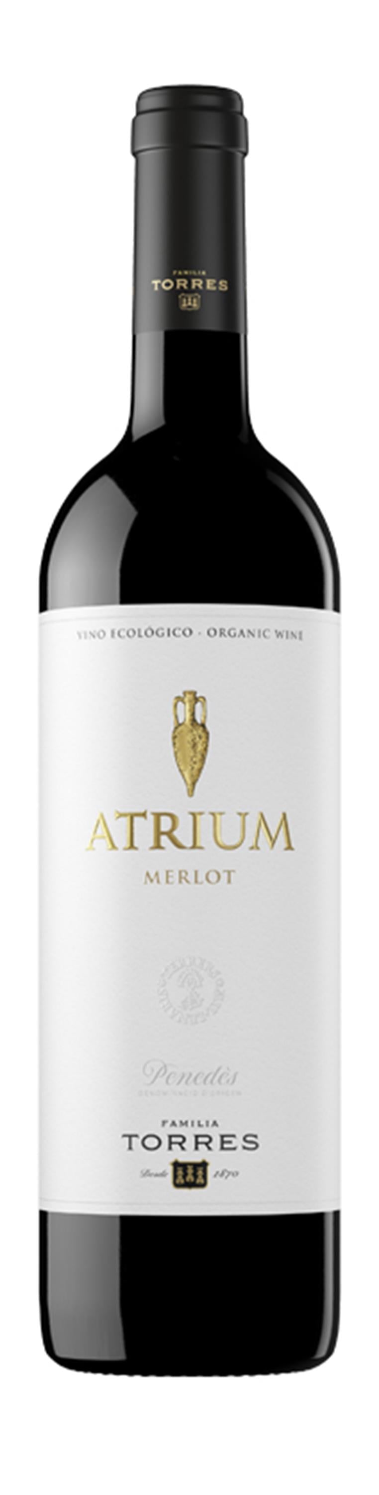 Vino tinto Atrium Merlot ECO Do Penedès 75 cl_0