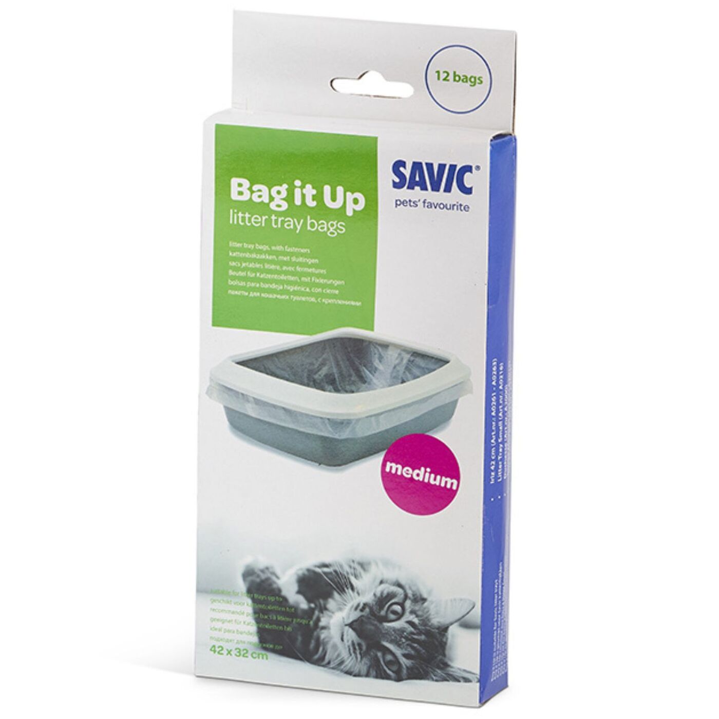 Savic 12 Bolsas Higienicas Para Arenero Mediano 42x32cm