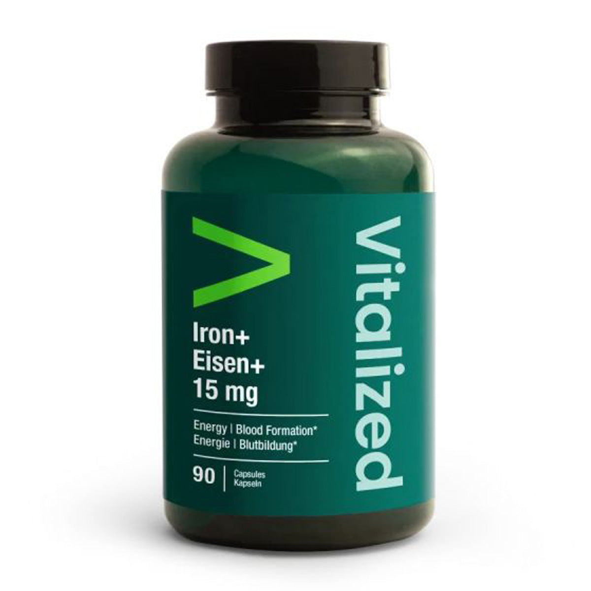 Iron 15 mg, Vitalized 90 cápsulas