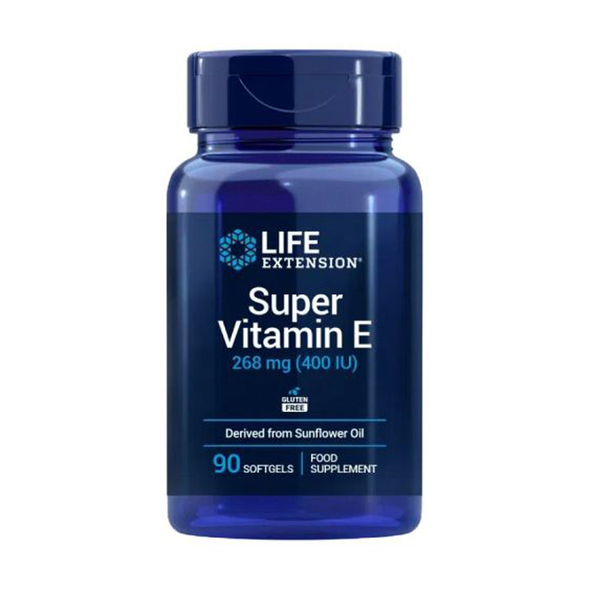 Super Vitamin E 268 mg 400 IU, Life Extension 90 perlas