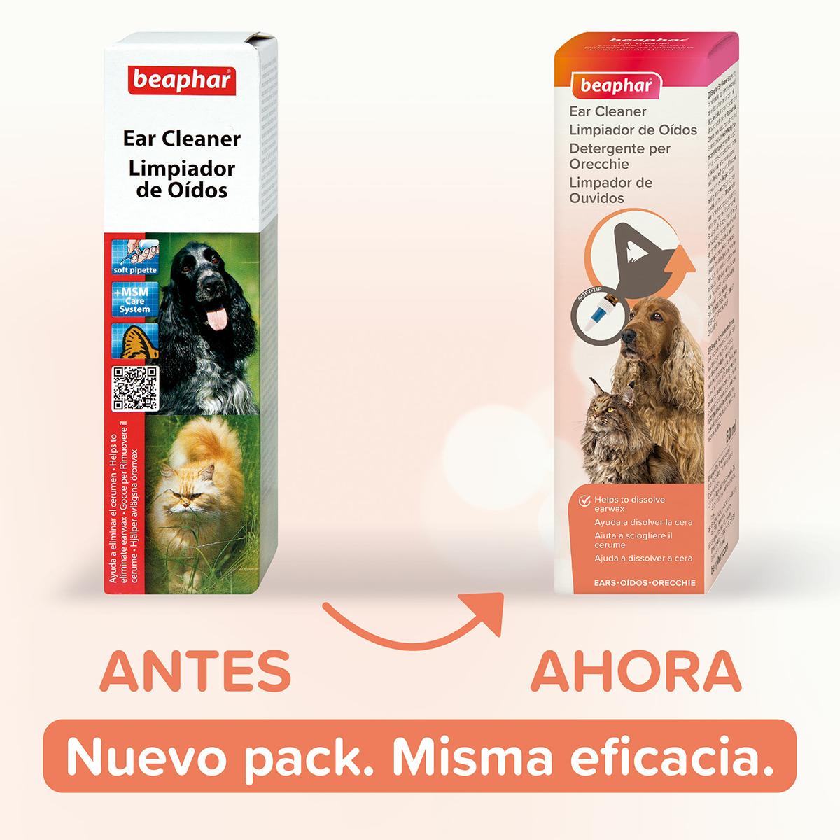Limpiador de oídos perros y gatos Beaphar 50 ml
