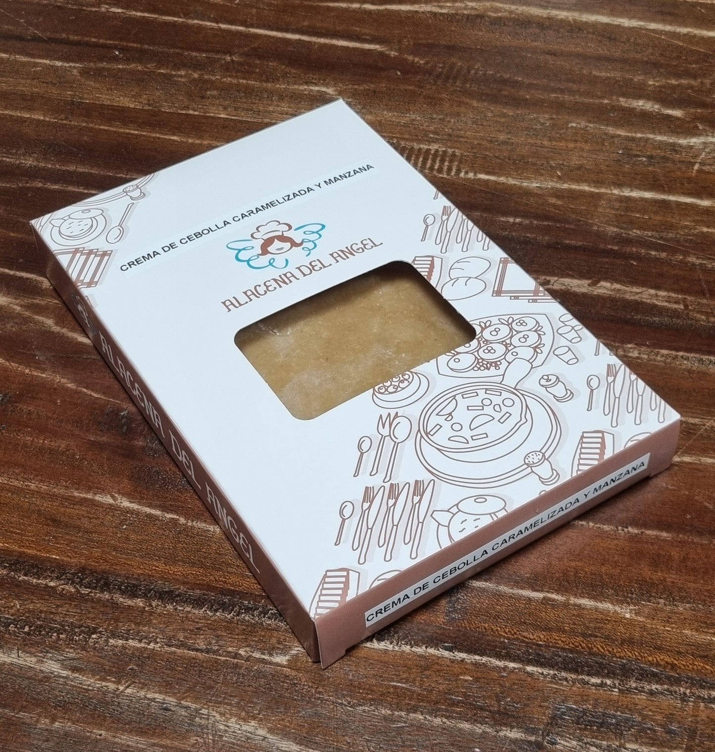 Crema De Cebolla Caramelizada Y Manzana