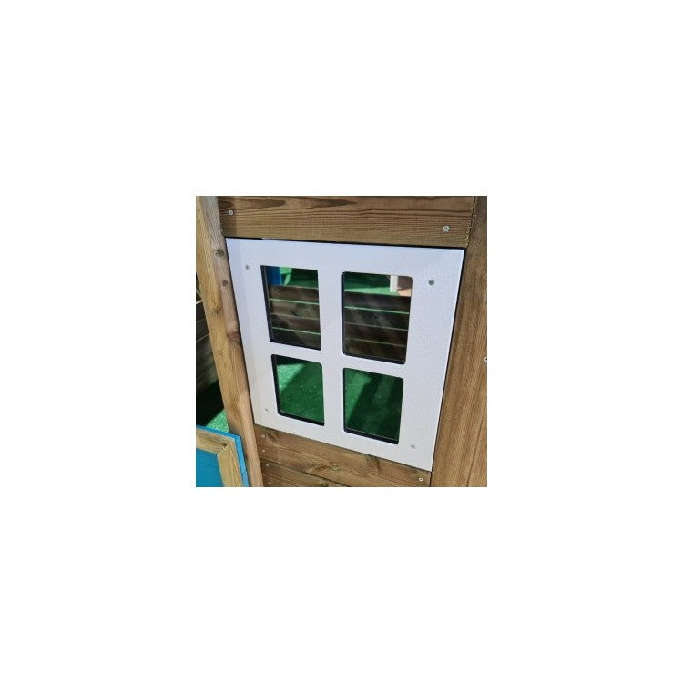 Casita De Madera Masgames Lollipop Xl Azul Sin Suelo De Madera.