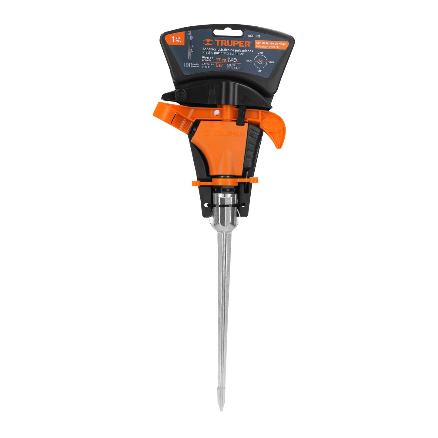 Aspersor Plástico De 1 Vía Con Estaca - 20 Cm_1