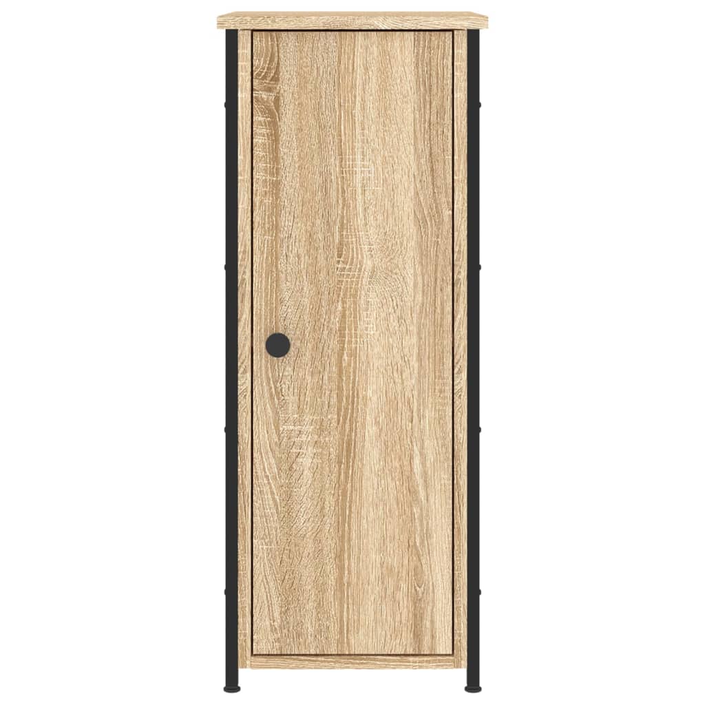 Mesitas Noche 2 Uds Madera Ingeniería Roble Sonoma 32x42x80 Cm_4