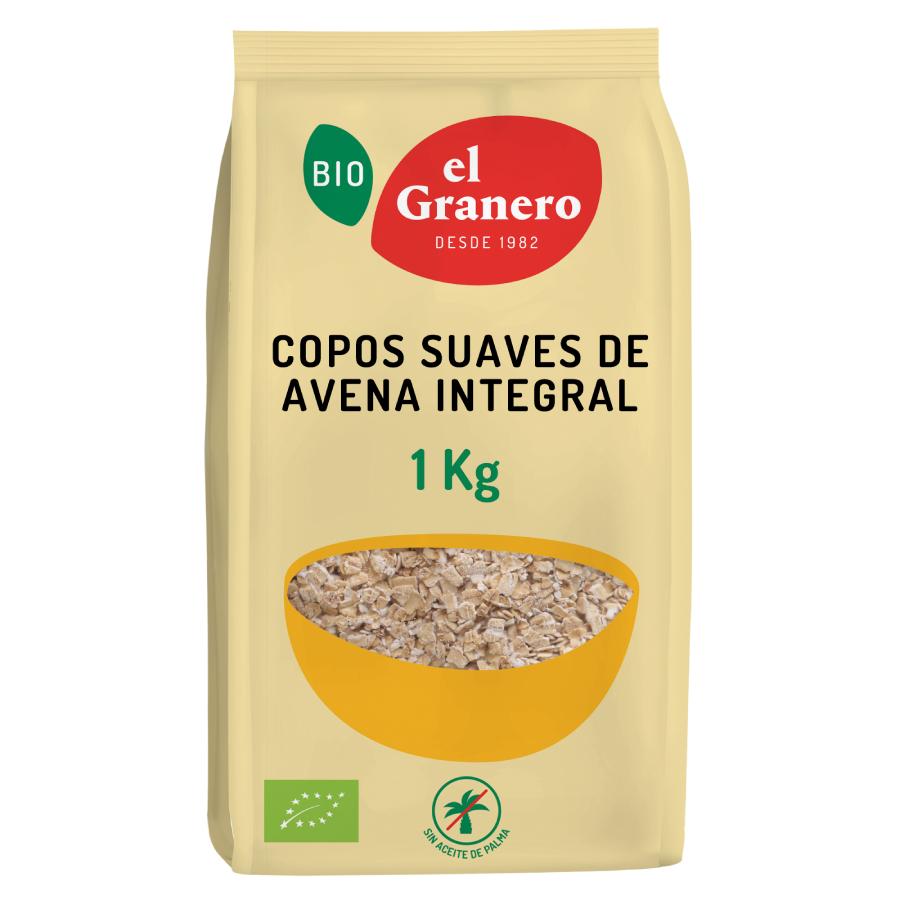 Copos Suaves de Avena Integral BIO El Granero 3 kg