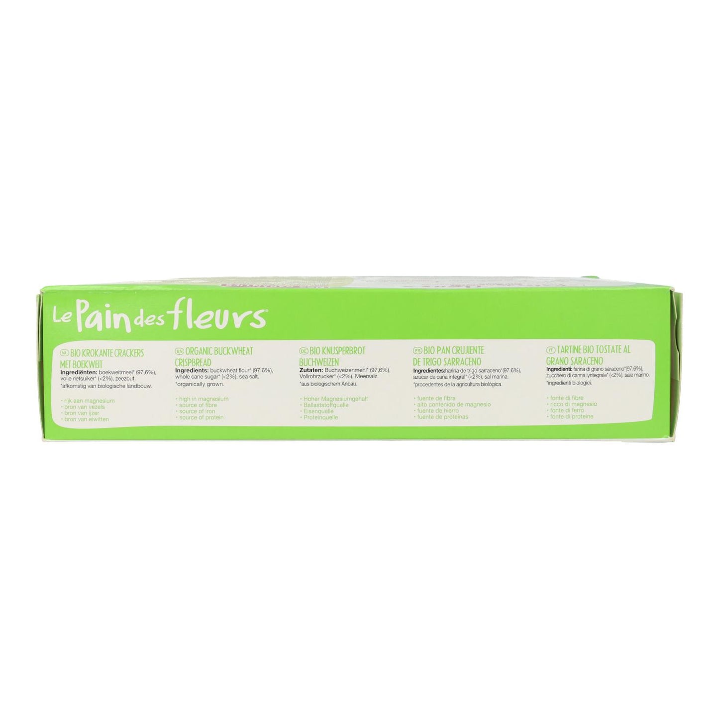Pack 2x Tostadas Crujientes Trigo Sarraceno sin gluten Le Pain de Fleurs 300 g