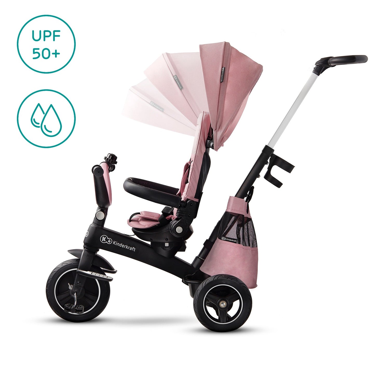 Triciclo Infantil Bidireccional Easytwist Mauvelous Pink_4