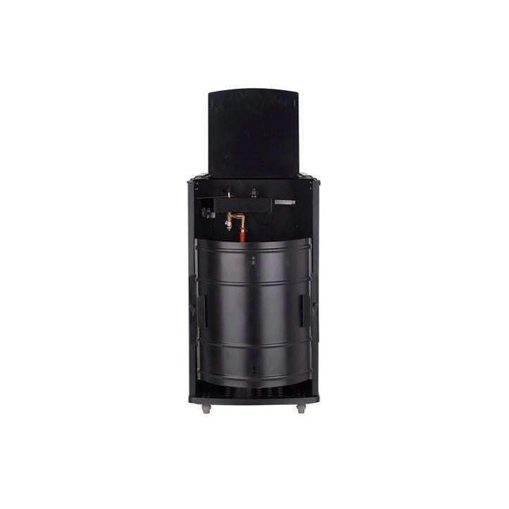 Estufa portátil a gas Manhattan metalizada 3,4 kW Fireside