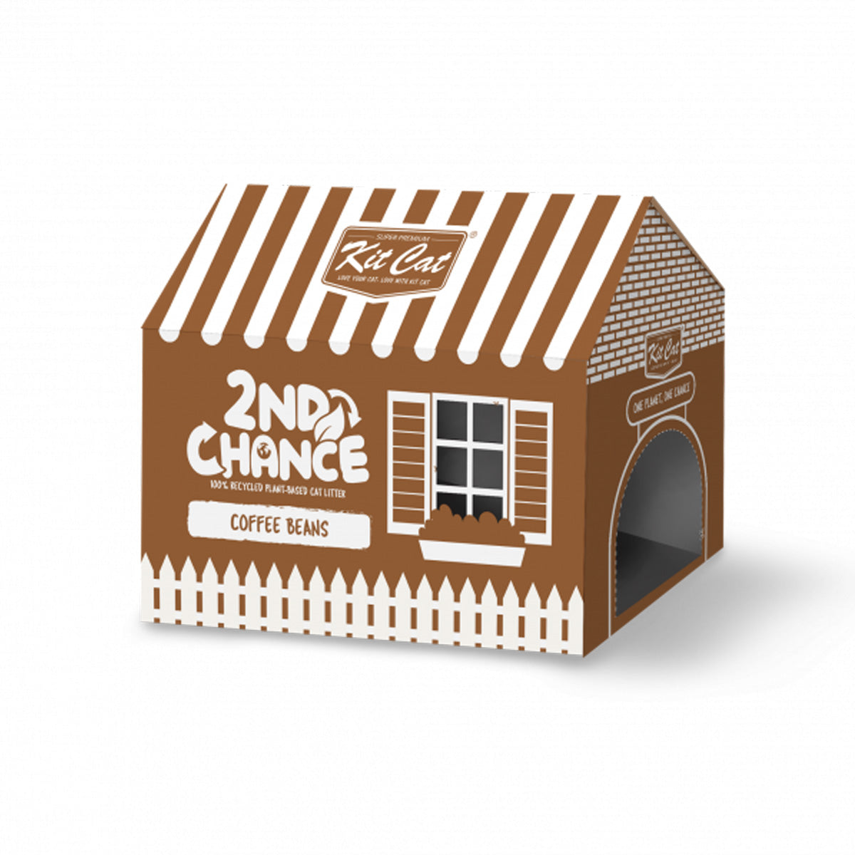 Pack 6 Kit Cat Arena Eco 2nd Chance - Coffee Beans (Natural) 2,5 Kg Semillas de Café , Guisante y Yuca