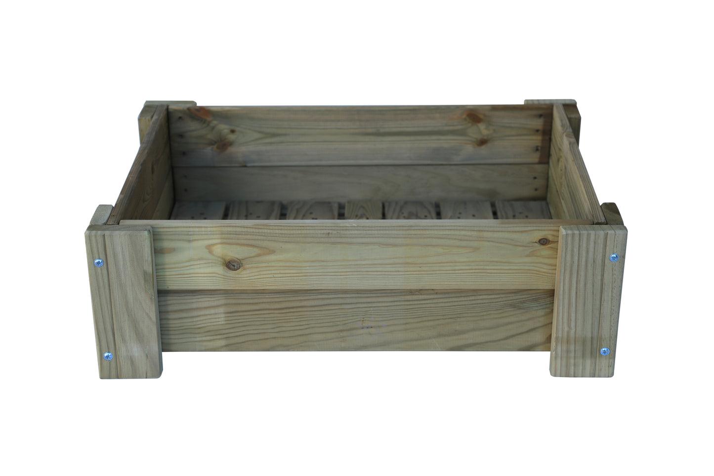 Mesa De Cultivo la Vega De Madera Tratada Autoclave De 79 X 56 X 25 Cm 60l para exterior + Bolsa Geotextil