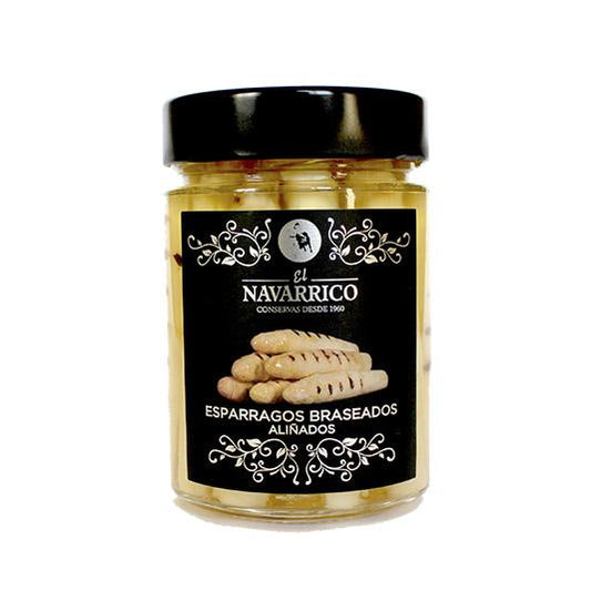 Espárragos Braseados Aliñados El Navarrico Frasco Mio 314 ml